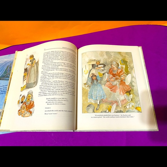 ALICE IN WONDERLAND & PETER PAN HARDCOVER CLASSIC BOOKS NWT BRIMAX 108p. - Picture 15 of 15